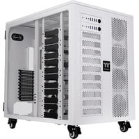 Thermaltake AX1000 TG AI Workstation, Big-Tower-Gehäuse weiß, Dual System Case, Tempered Glass