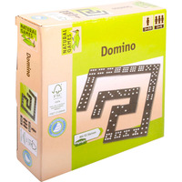 Holz Domino mit 55 Steinen
