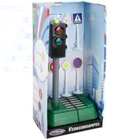 Speedzone Verkehrsampel mit Licht und Verkehrszeichen