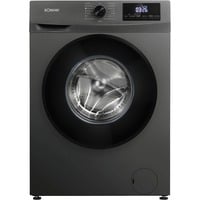 Bomann WA 7175, Waschmaschine titan/schwarz, 60 cm