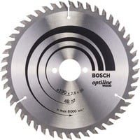Bosch Professional PRO Wood Kreissägeblatt, Ø 190mm, 48Z Bohrung 30mm, für Handkreissägen