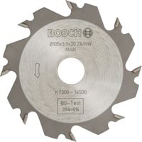 Bosch Professional Schlitzfräser Ø 105mm x 20mm, 8Z für Schattenfugenfräse GUF 4-22 A und PSF 22 A