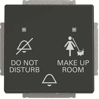 Busch-Jaeger Klingeltaster Einschalteinheit Do Not Disturb Make Up Room anthrazit, Retail