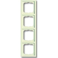 Busch-Jaeger Rahmen vierfach Kunststoff weiß, Retail