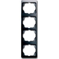 Busch-Jaeger Rahmen vierfach senkrecht alpha 1734 KA-20 platin, Retail