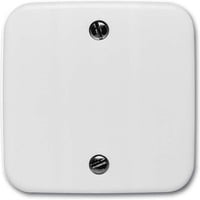 Busch-Jaeger Zentralscheibe für Zugschalter Reflex SI Schraubbefestigung, Abdeckung weiß, Retail