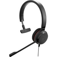 Jabra Evolve 30 II, Headset schwarz, Microsoft Teams-Version, 3,5 mm Klinkenstecker, USB C und USB A, Mono