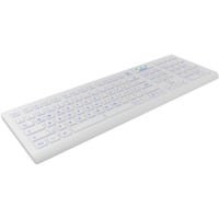 KeySonic KSK-8031INEL, Tastatur weiß, DE-Layout
