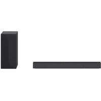 LG DS40Q, Soundbar schwarz/braun, Bluetooth, HDMI, USB