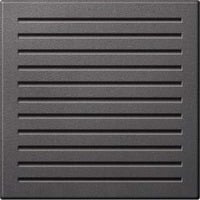 Merten Zentralplatte für Signalgeber aus Thermoplast matt anthrazit, Retail