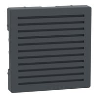 Merten Zentralplatte für Signalgeber aus Thermoplast matt anthrazit, Retail