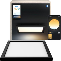 Philips HUE White Ambiance Aurelle quadratische Panelleuchte, LED-Leuchte schwarz