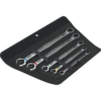 Wera 6007 Joker 5 Set 1 Maul-Ringratschenschlüssel-Satz, 5‑teilig, Schraubenschlüssel mit Haltefunktion