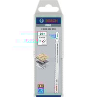 Bosch PRO Stichsägeblatt Multi Material thick and thin T345XF, 132mm schwarz, 25 Stück