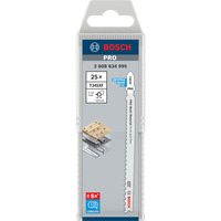 Bosch Professional PRO Stichsägeblatt Multi Material thick and thin T345XF, 132mm schwarz, 25 Stück