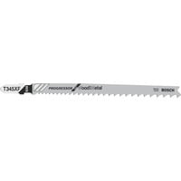 Bosch Professional PRO Stichsägeblatt Multi Material thick and thin T345XF, 132mm schwarz, 25 Stück