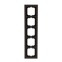 Busch-Jaeger Abdeckrahmen 5-fach, Abdeckung braun, Retail