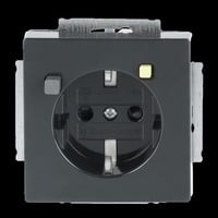 Busch-Jaeger Fehlerstromschutzschalter Einsatz, Steckdose anthrazit, Retail