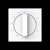 Busch-Jaeger Zentralscheibe mit Aufdruck, Abdeckung weiß, Retail