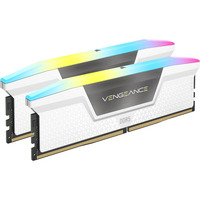 Corsair DIMM 64 GB DDR5-6400 (2x 32 GB) Dual-Kit, Arbeitsspeicher weiß, CMH64GX5M2B6400C32W, Vengeance RGB, INTEL XMP