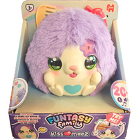 Jumbo Funtasy Family Kiss Meez Hamster interaktives Haustier mit Kussfunktion, Elektrohaustier 