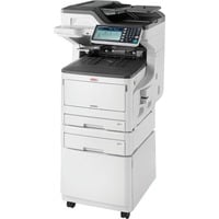 OKI MC853dnct, Multifunktionsdrucker grau/schwarz, USB/LAN, WLAN, Kopie, Scan, Fax