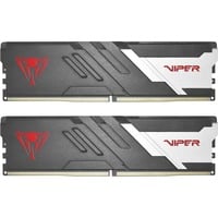 Patriot DIMM 16 GB DDR5-5200 (2x 8 GB) Dual-Kit, Arbeitsspeicher schwarz/weiß, PVV516G520C36K, Viper Venom, INTEL XMP