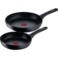 Tefal  Pfannen-Set Black Stone, 2-teilig schwarz, Ø 28cm, Ø 24cm