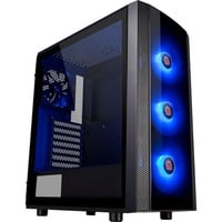 Thermaltake Versa J25 TG RGB, Tower-Gehäuse schwarz, Tempered Glass