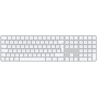 Apple Magic Keyboard mit Touch ID und Ziffernblock, Tastatur silber/weiß, FR-Layout, für Mac Modelle mit Apple Chip
