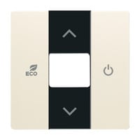 Busch-Jaeger Zentralscheibe RTR, Rahmen weiß, Retail