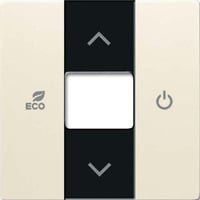 Busch-Jaeger Zentralscheibe RTR, Rahmen weiß, Retail