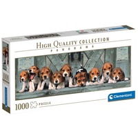 Clementoni High Quality Collection Panorama - Beagles, Puzzle 1000 Teile