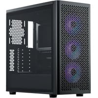 Cooler Master Elite 502, Tower-Gehäuse schwarz, Tempered Glass