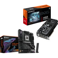 GIGABYTE AMD Upgrade Radeon RX 9070 XT Gaming OC + X870E AORUS ELITE WIFI7, PC-Aufrüstkit schwarz