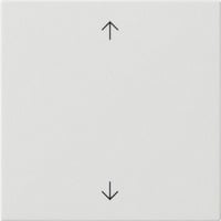 Gira Wippe einfach mit Pfeilsymbolen glänzend System 55 Bedienwippe als Ersatz weiß, Retail