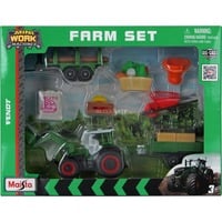 Maisto Mini Work Machines Fendt Farm Play Set , Modellfahrzeug 