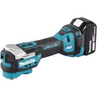 Makita Akku-Multifunktions-Werkzeug DTM52ZJX2, 18Volt + 33-teiliges Zubehör blau/schwarz, ohne Akku und Ladegerät