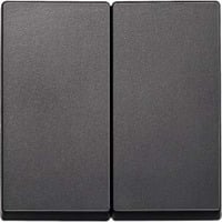 Merten Wippe zweiteilig für Serien-, Doppelwechselschalter- und Doppeltaster-Einsatz anthrazit, Retail