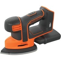 BLACK+DECKER Akku-Dreieckschleifer Mouse BDCDS18N, 18Volt, Deltaschleifer orange/schwarz, ohne Akku und Ladegerät