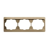 Busch-Jaeger Rahmen dreifach waagerecht alpha 1723 KA-21 bronze, Retail