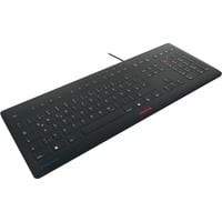 CHERRY STREAM PROTECT KEYBOARD, Tastatur schwarz, DE-Layout, SX-Scherentechnologie