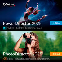 CyberLink PowerDirector 2025 Ultra & PhotoDirector 2025 Ultra Duo, Grafik, Multimedia-Software Deutsch