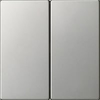 Gira Wippe zweifach unbedruckt System fünfzig fünf edelstahl, Retail