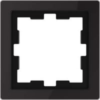 Merten Rahmen 1-fach schwarz (matt), Retail