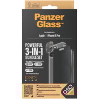 PanzerGlass Privacy 3-in-1 Set, Sets transparent/schwarz, iPhone 15 Pro