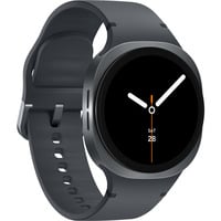 SAMSUNG Galaxy Watch8, Smartwatch dunkelgrau, 40 mm, Sport Band M/L