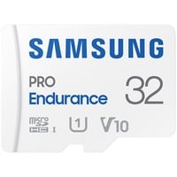 Samsung PRO Endurance 32 GB microSDHC (2022), Speicherkarte weiß, UHS-I U1, Class 10, V10