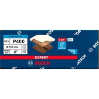 Bosch Professional Expert M480 Netzstruktur-Schleifblatt Ø 150mm, K400 50 Stück, für Exzenterschleifer