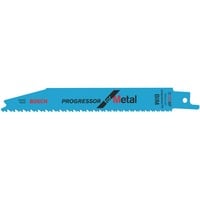 Bosch Professional Säbelsägeblatt S 123 XF Progressor for Metal, 100 Stück Länge 150mm